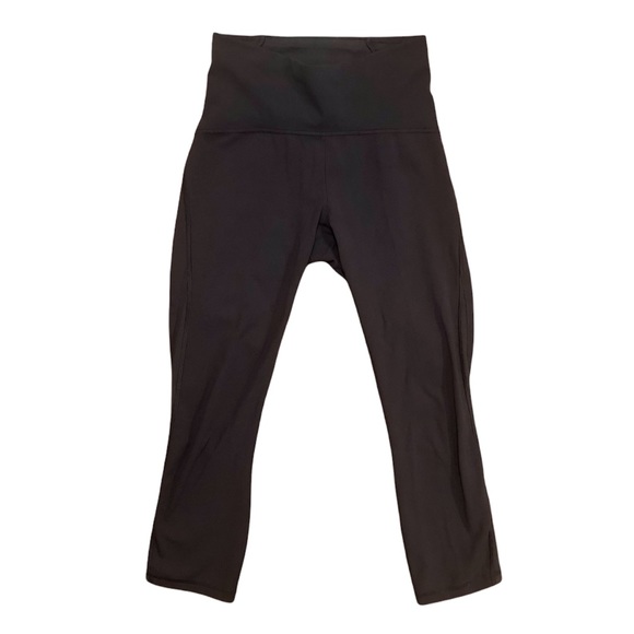 Lululemon slate gray leggings with waistband drawcord & hidden pocket, 4 - Picture 6 of 7